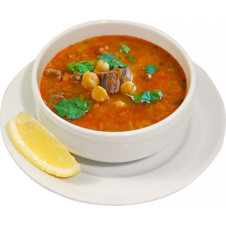 Soupe (aux viande d'agneau) - (بالعلوش) شربة فريك